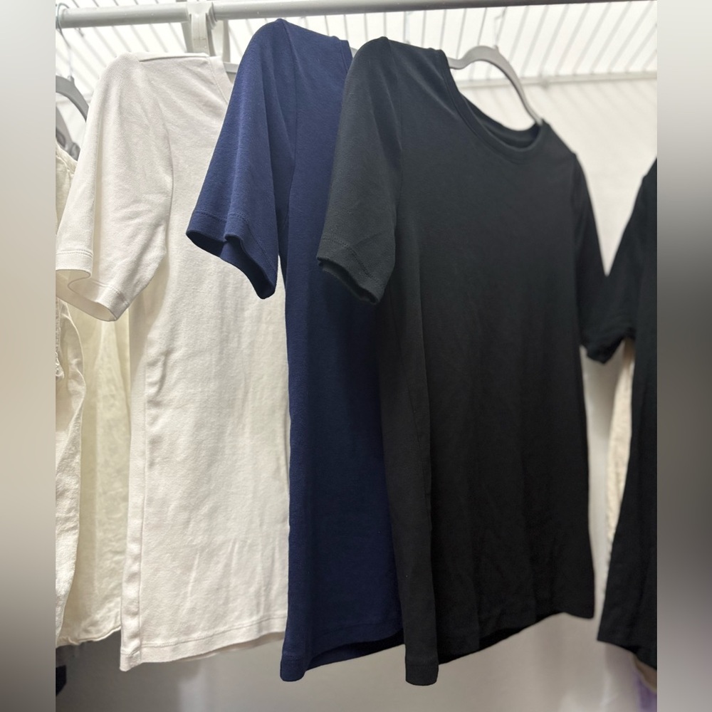 GAP Modern Crewneck Tee (black, navy, & white)